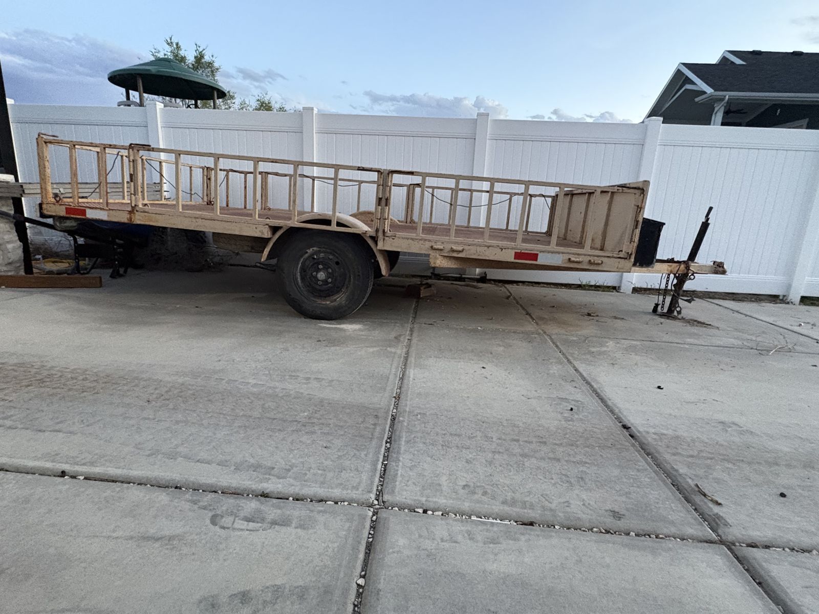 Utility Trailer 12 Foot Steel Deck