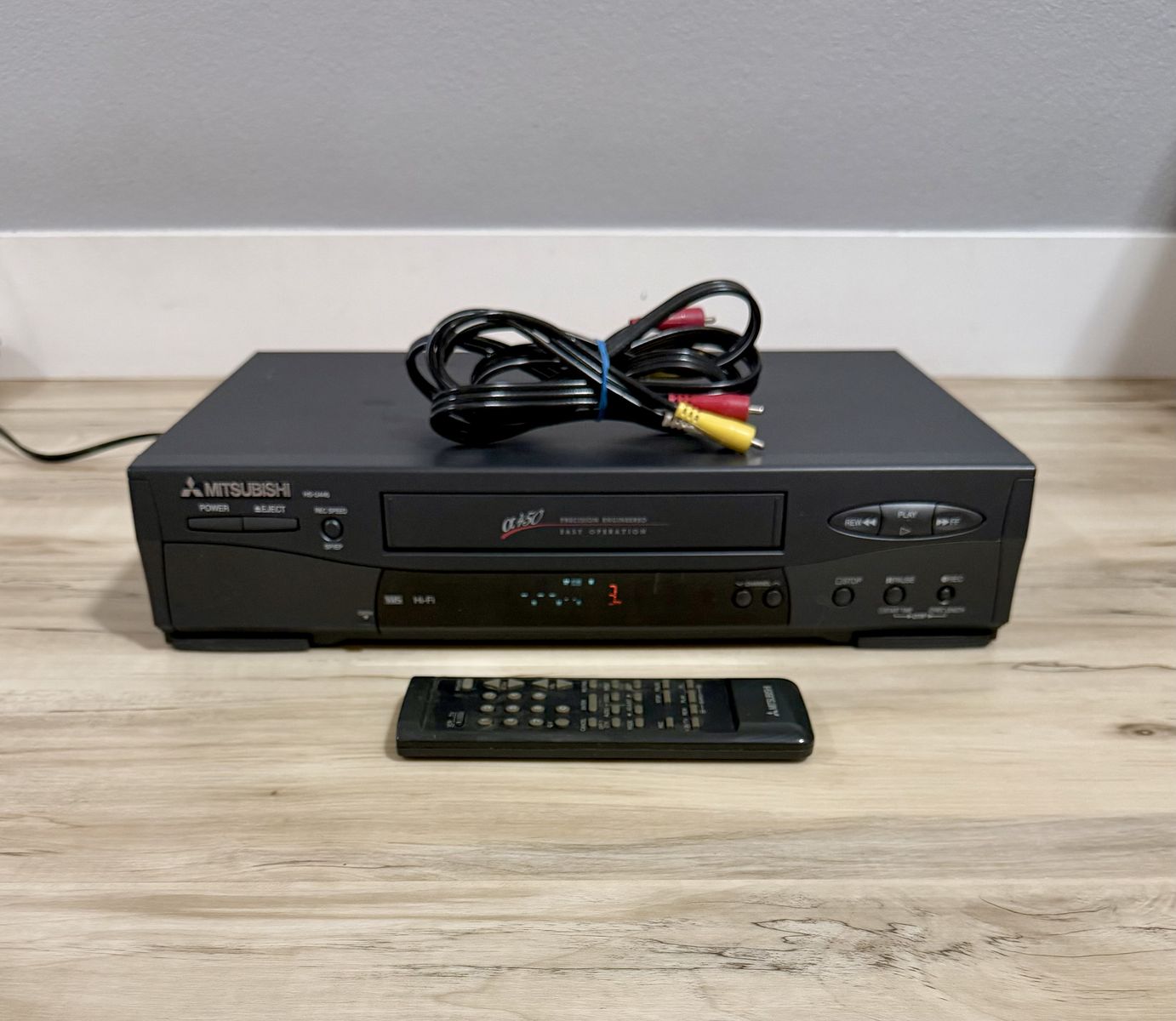 Mitsubishi VCR VHS Player HS-U446
