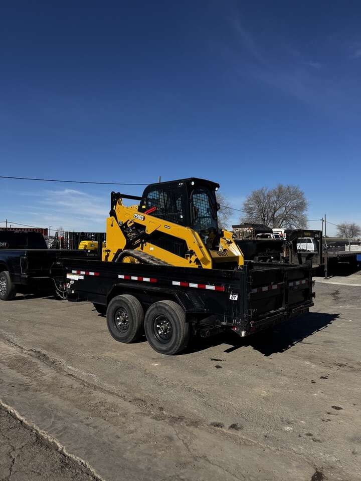 Track Skid Steer + Dump Trailer Rental – Cat 259D3 CTL Combo