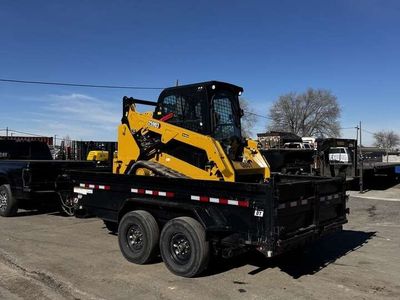 Track Skid Steer + Dump Trailer Rental – Cat 259D3 CTL Combo