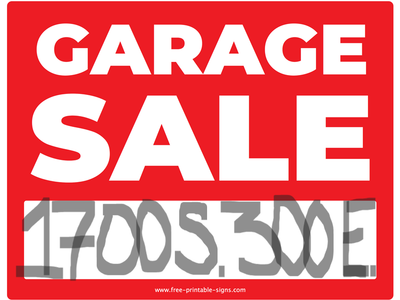 ******Garage Sale ****** Saturday August 15th from 9 to 1 pm