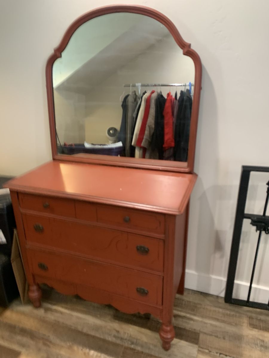 Dresser And Mirror