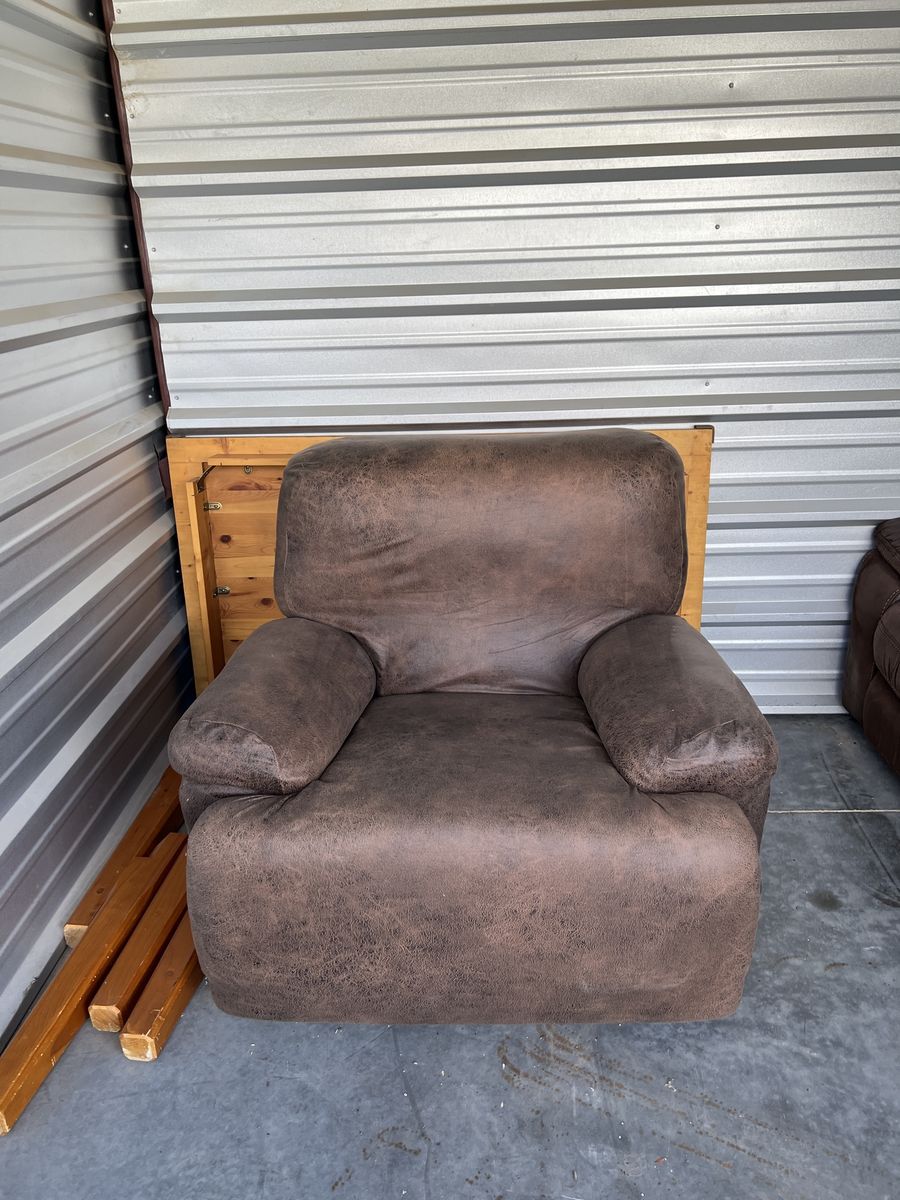 Faux Leather Recliner