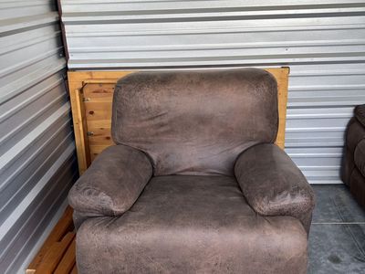 Faux Leather Recliner