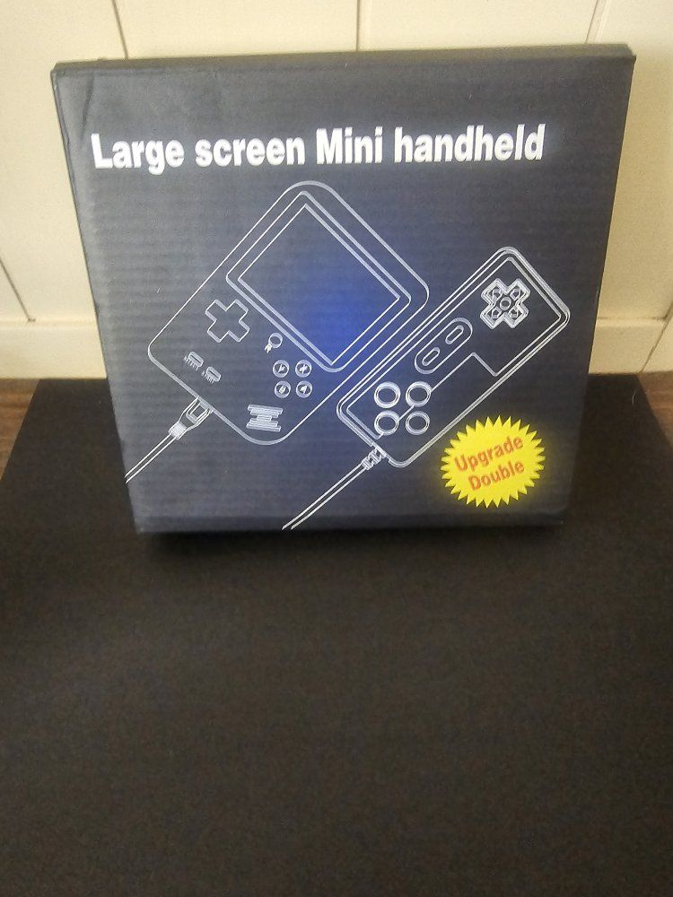 New Classic Mini Handheld Portable Game Player with 500 Games - Large Screen, Upgrade Double