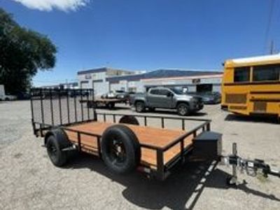 7X14 Ft Utility Trailer with Rear Ramp