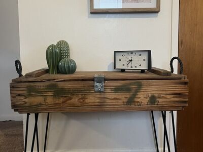 Ammo Box End Table Or Nightstand