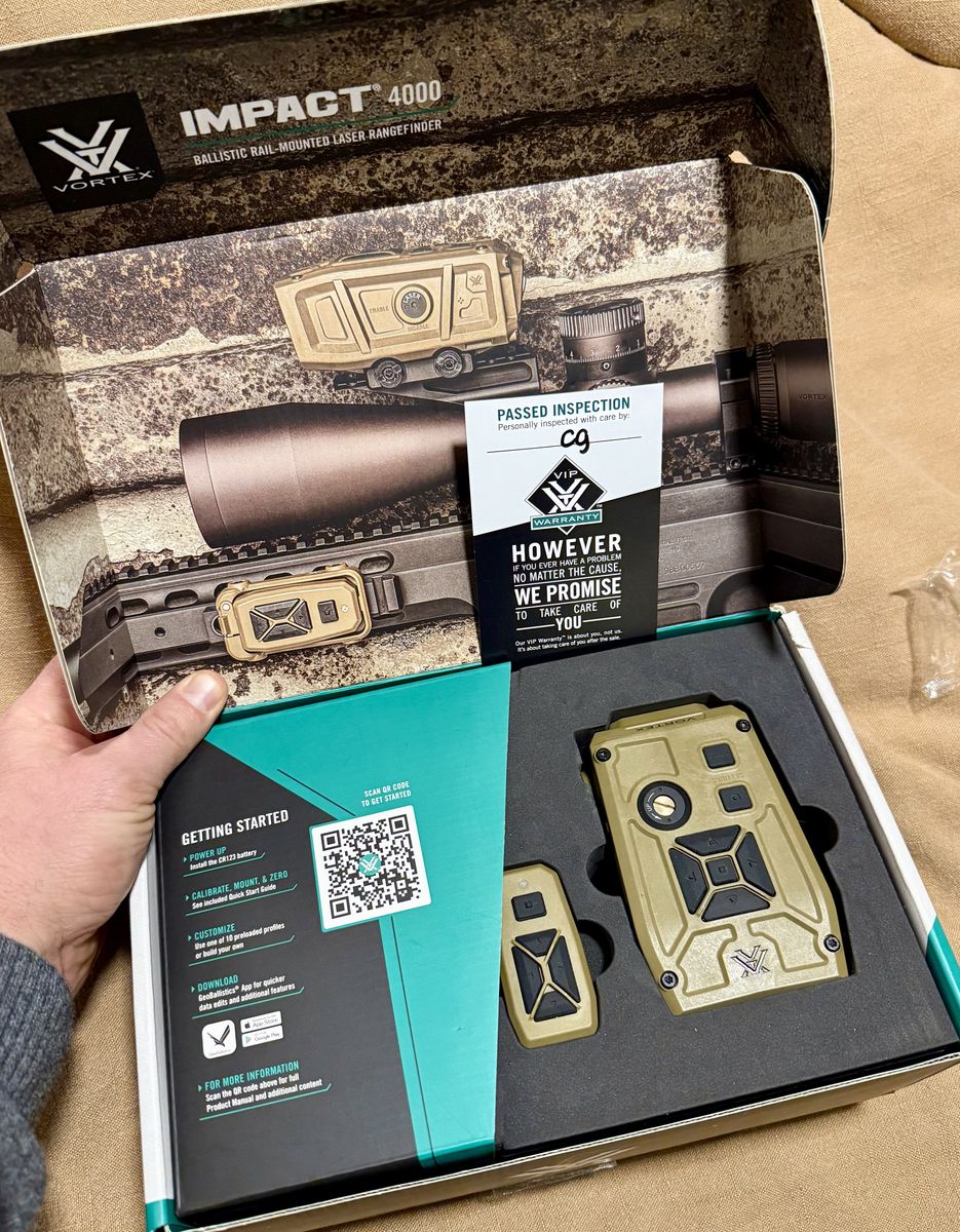 NIB Vortex Impact-4000 Ballistic Laser Rangefinder