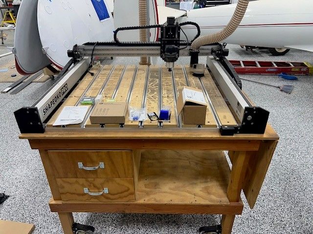 Shapeoko Pro 4ft x 4ft CNC router set up