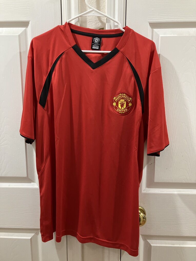 Vintage Red  Manchester United Soccer Jersey
