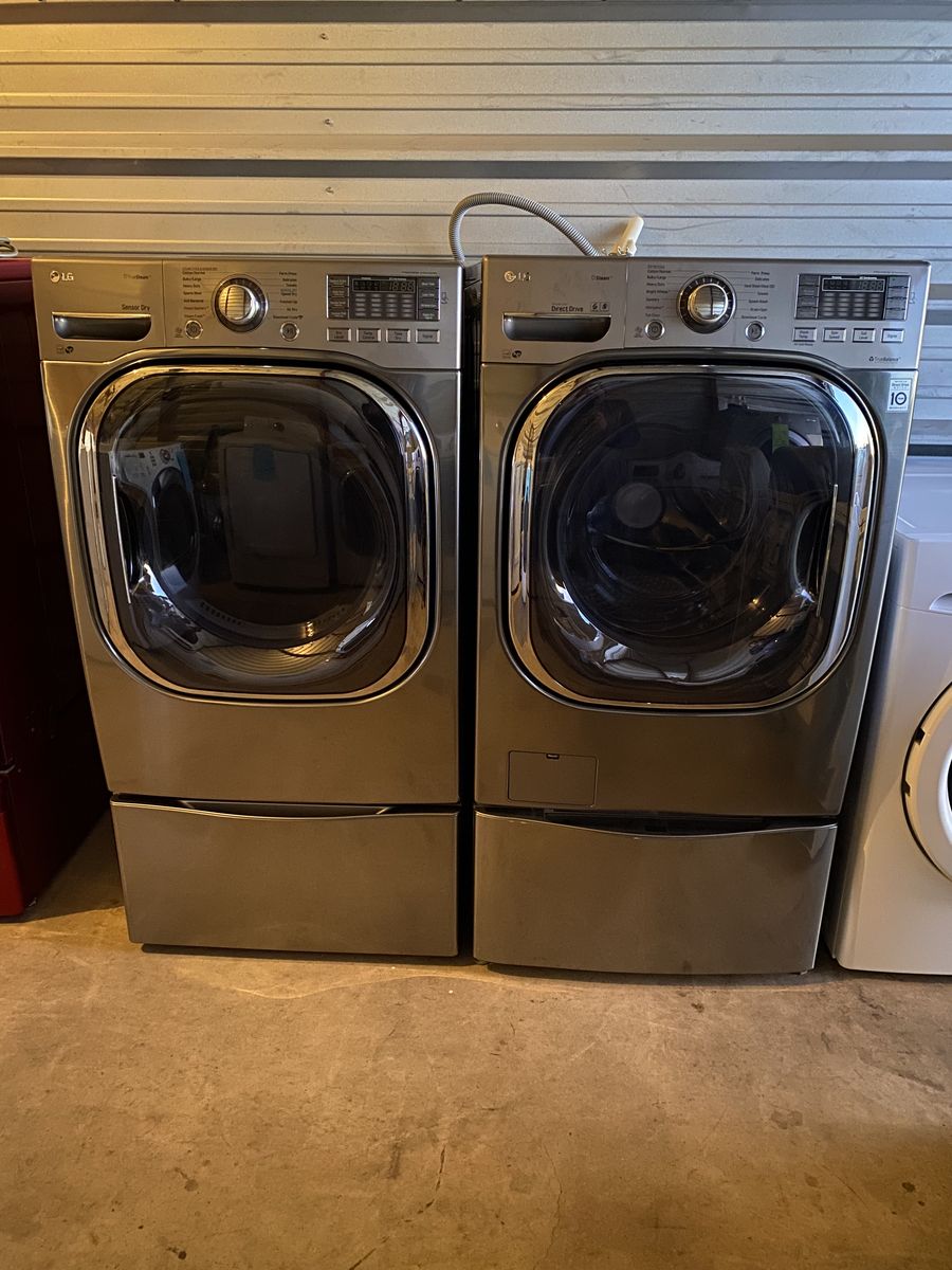 LG Steam Washer And Gas Dryer
