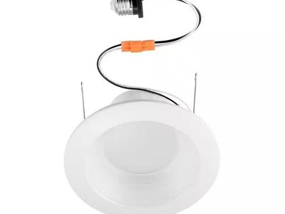 5 in. or 6 in. Elite Series Housing Required Integrated LED Deep Baffle Retrofit Recessed Trim