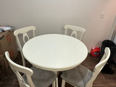 Dining table with 4 chairs