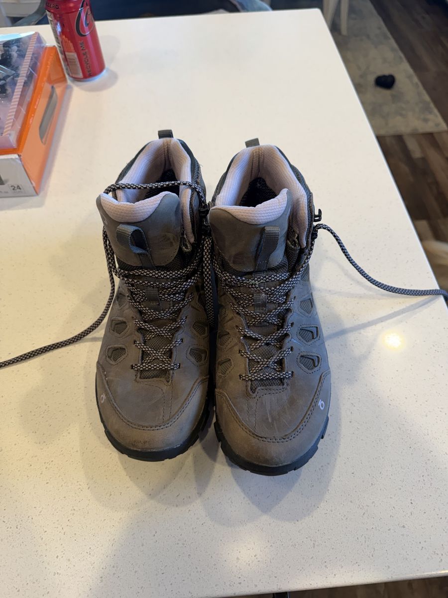 Oboz BDry Waterproof Hiking Boots Gray Women's size 9