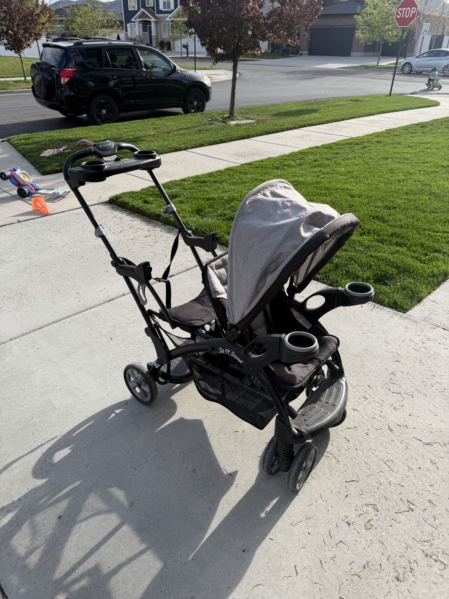 Sit & Stand Double Stroller In Great Shape