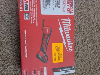 Milwaukee Cordless Multi-tool Kit