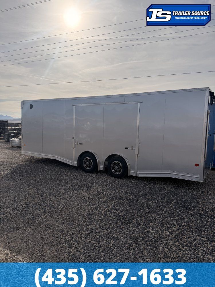 8.5x24 Alcom EZ Hauler Premium Enclosed Cargo Trailer - 10K GVWR - E-Track, Rubber Coin Floor, Ultimate Escape Door, Upper