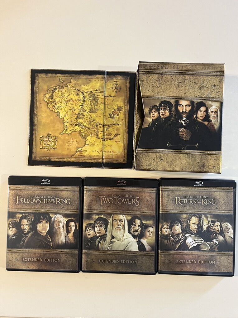Lord of the Rings Extended Trilogy Blu-Ray