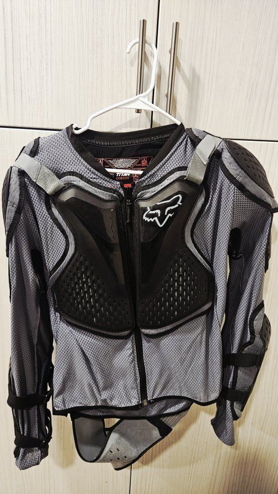 Fox Racing Titan Grey Protective Gear MX ATV Dirt Bike Body Armor