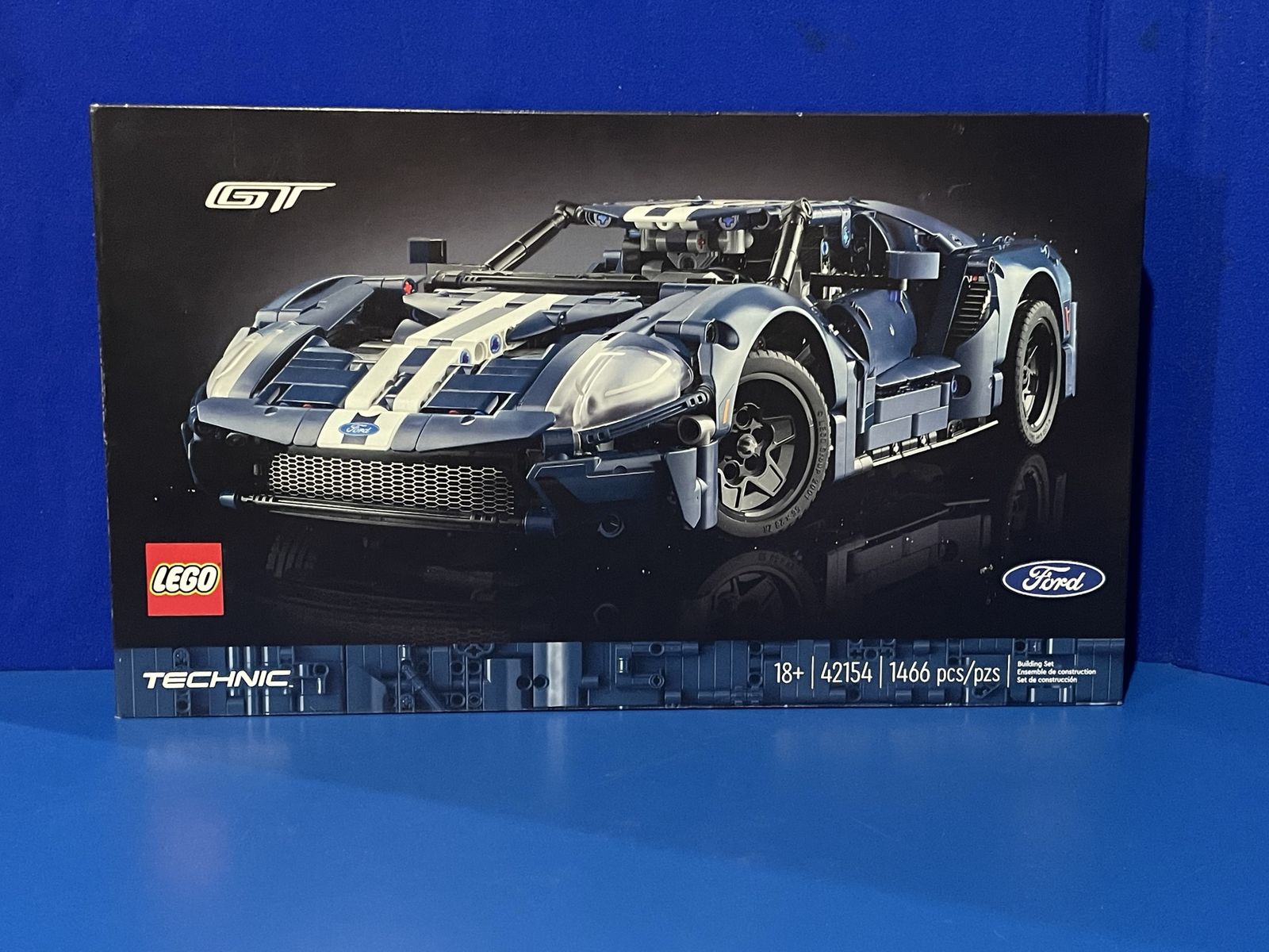 LEGO Technic Ford GT 42154 Advanced Building Set - 1466 Pieces, 18+ Adult Model Car Kit
