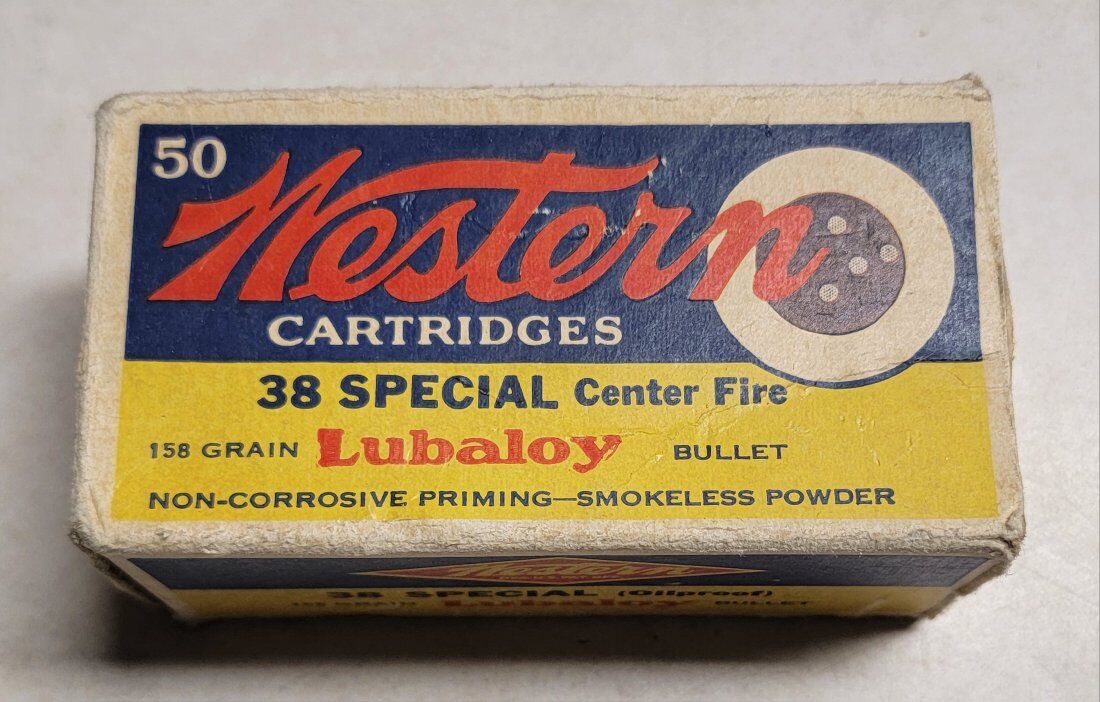 Vintage Full Box Super X .38 Special Ammunition