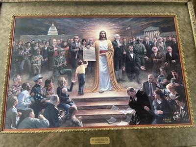 Jon McNaughton "One Nation Under God" Framed Picture