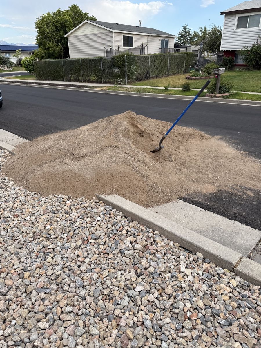 Large Pile of Fill Dirt/Sand - Bulk Landscaping Material