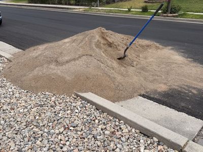 Large Pile of Fill Dirt/Sand - Bulk Landscaping Material