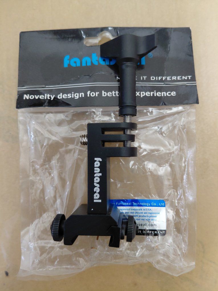Fantaseal Camera Mount Clamp Adjustable Blackfor picatinny rail
