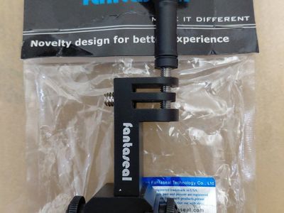 Fantaseal Camera Mount Clamp Adjustable Blackfor picatinny rail