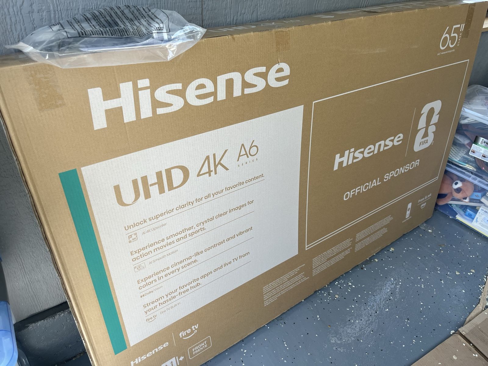 65” inch Hisense 4k Tv