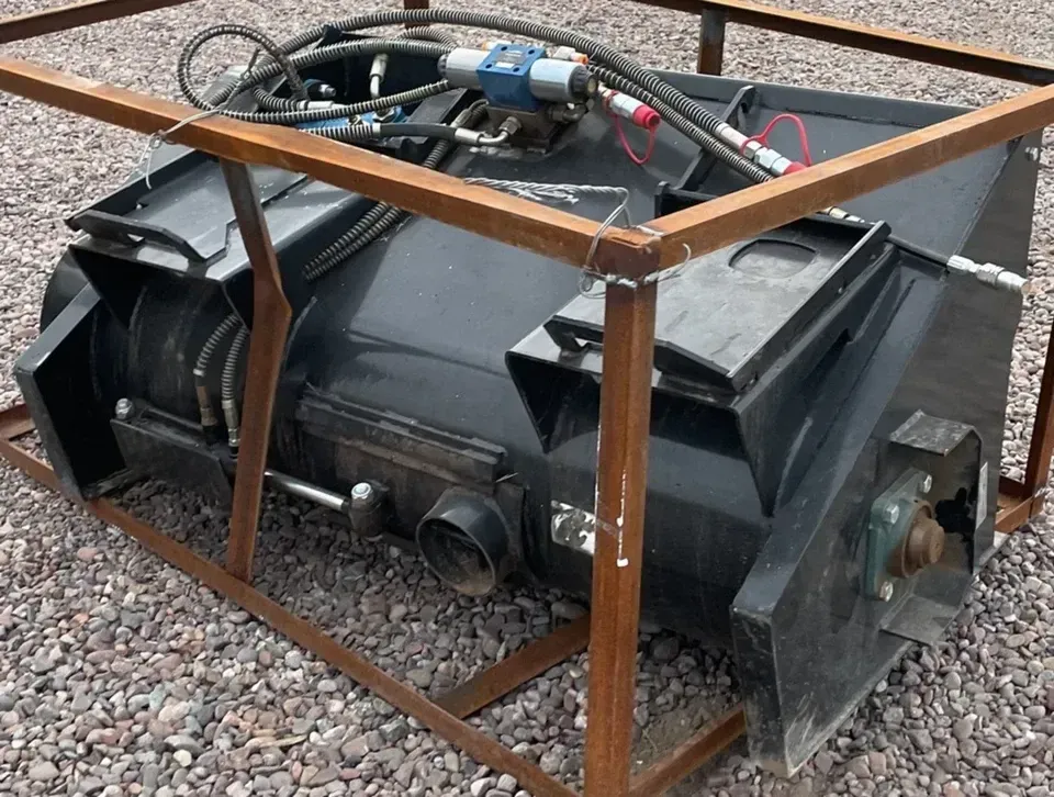 New Mower King Concrete Cement Mixer Skid Steer 53" Inch Mix n Go Attachment Model SSCM53 SSCM 53