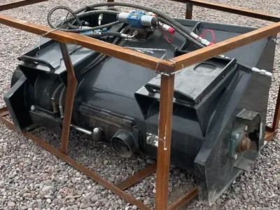 New Mower King Concrete Cement Mixer Skid Steer 53" Inch Mix n Go Attachment Model SSCM53 SSCM 53