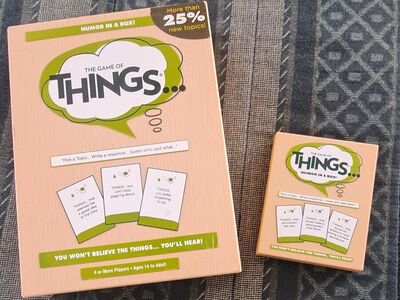Humor in a box (( THE GAME OF THINGS ))
