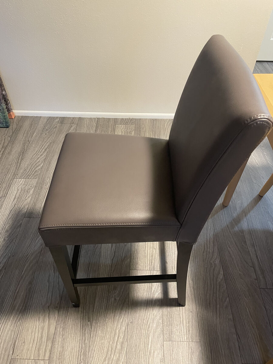 Leather Crate and Barrel Counter Stool (Great Condition)