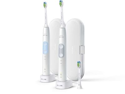 Philips Sonicare HX6829 Optimal Clean Power Toothbrush, 2-pack 2-Modes 2858210 #94336