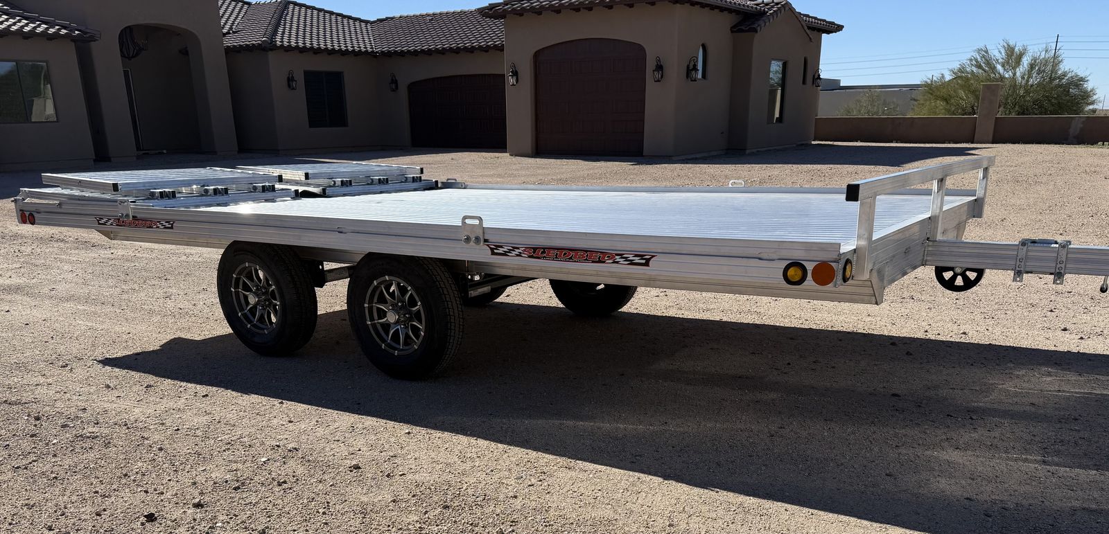 2026 Sledbed Aluminum Deck-over Trailer