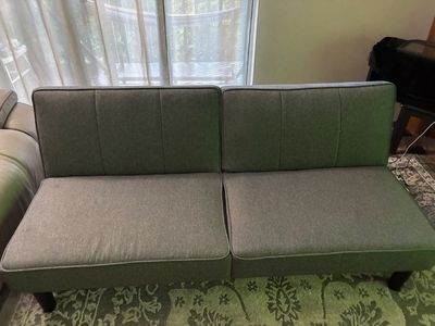 Gray Futon Sofa IKEA