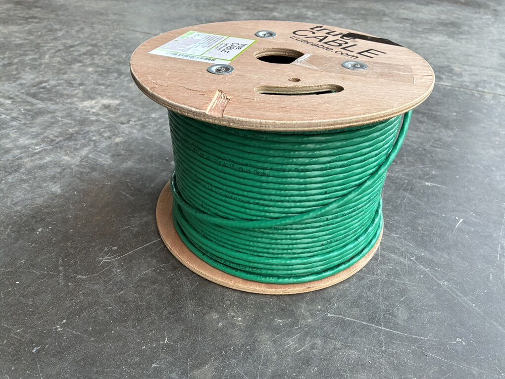 TrueCABLE Cat6 23 AWG UTP In-wall Cable