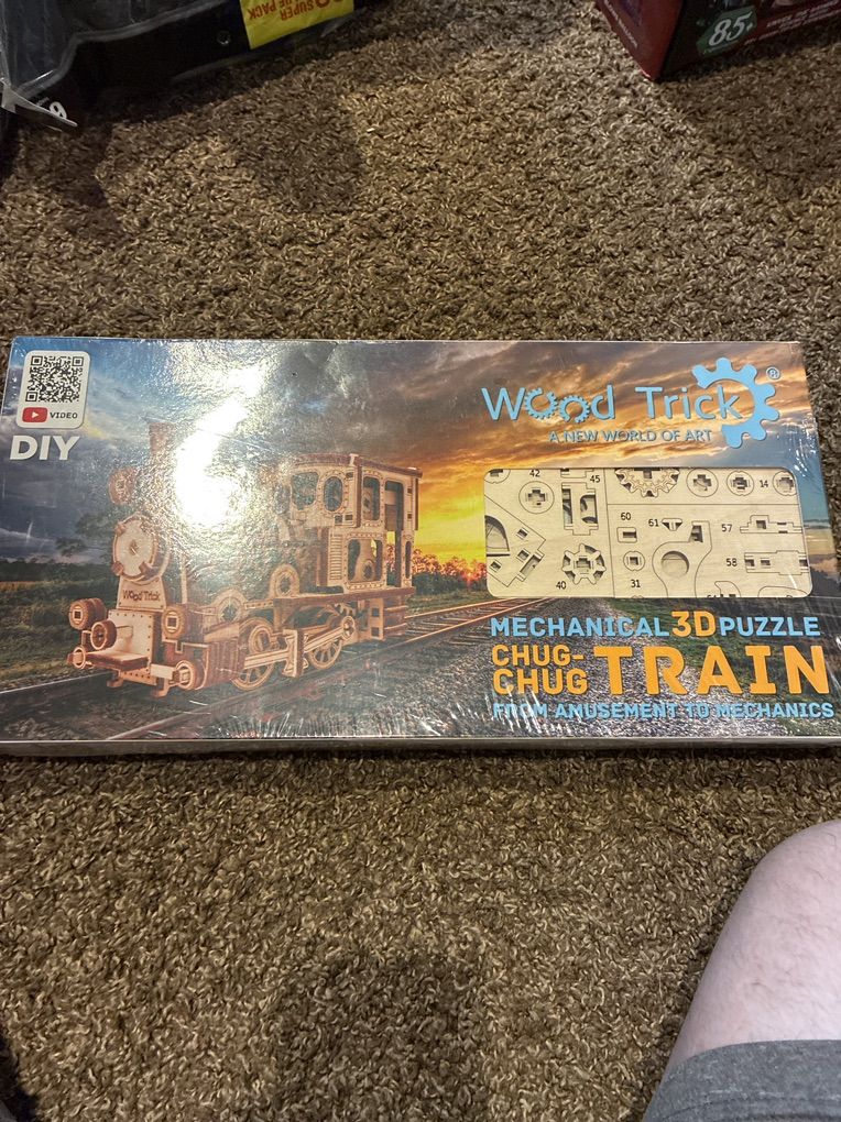 Wooden Train Puzzle New