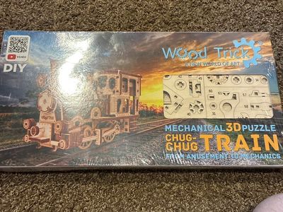 Wooden Train Puzzle New