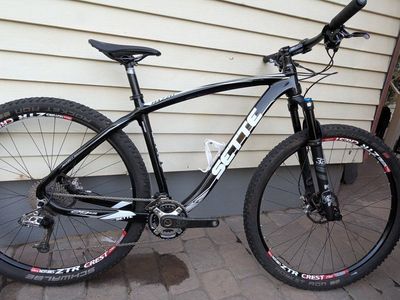 Carbon 29er Mountain Bike with SRAM X0 and Fox 32 Step-Cast Fork