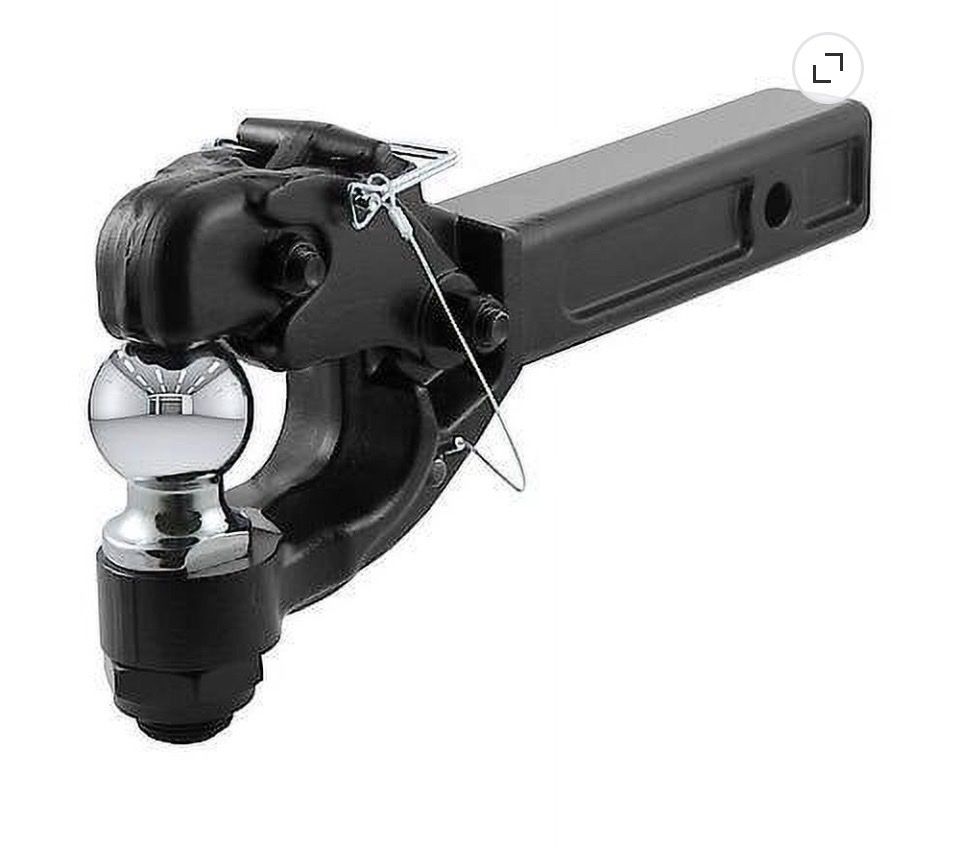 New Curt Pintle Hitch 2” ball 16,000 lbs