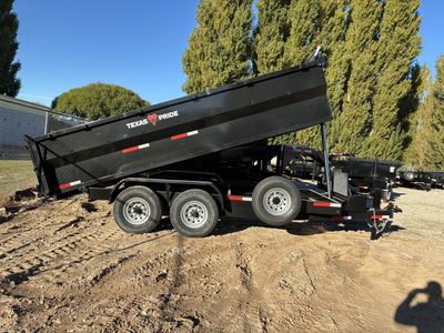 TEXAS PRIDE 7X16X3 Bumper Pull Dump Trailer
