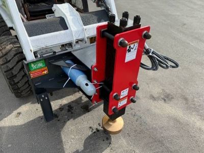 Raytree 680 Skid steer post pounder