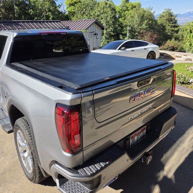 GMC Chevy 1500 tonneau cover roll up style