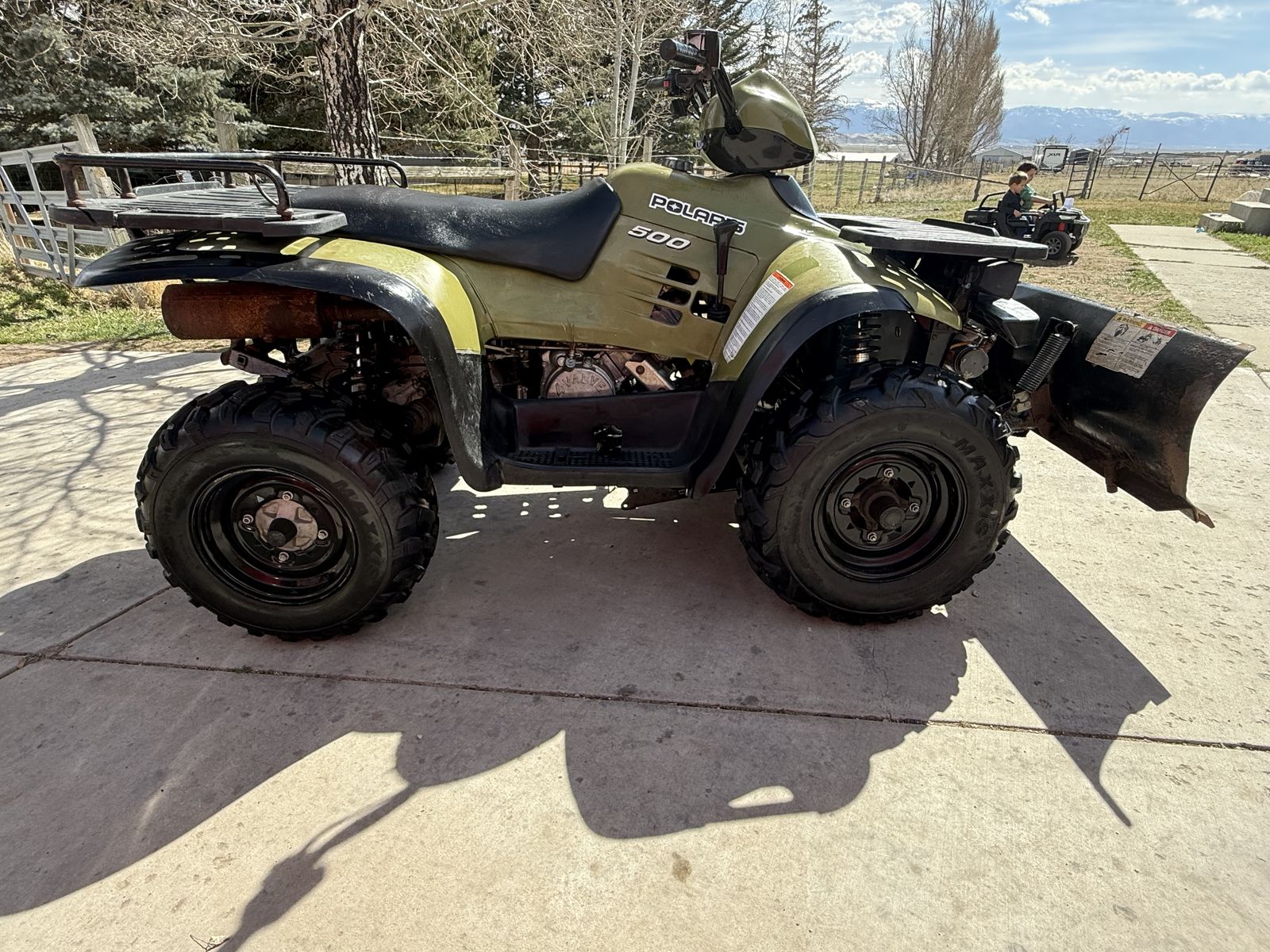 1998 Polaris Sportsman 500 4x4 Snow Plow