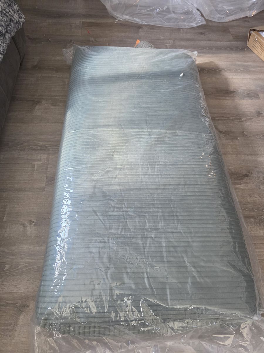 Corduroy Green Cushion/Mattress- New