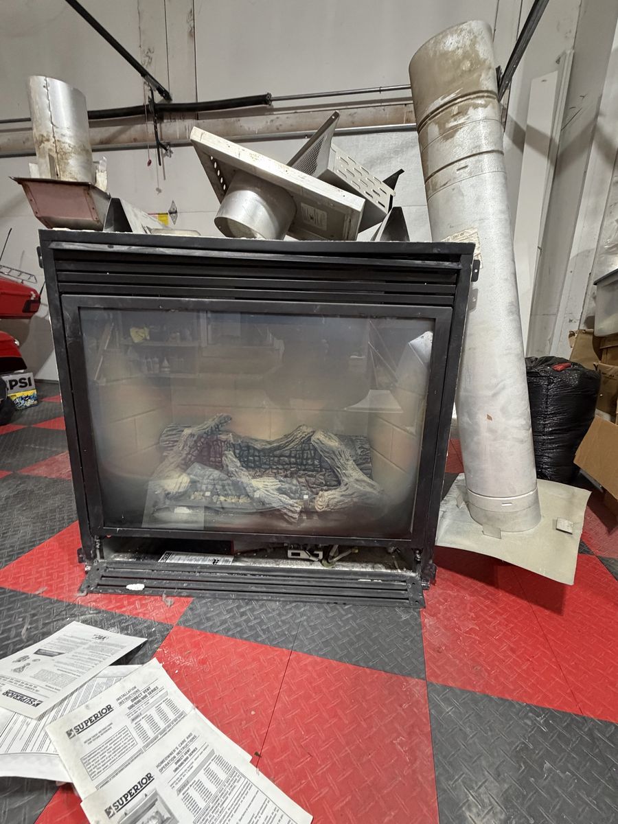 Superior DT-600CMN Direct Vent Gas Fireplace Heater with Venting