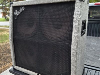 Fender HM4-12A HM 4x12 guitar cabinet 8 ohms. Good Condition!